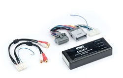 Audio/Video Amplifier Integration Interface for General Motors Vehicles