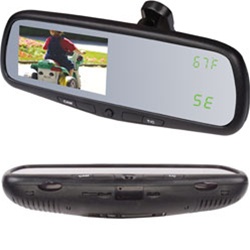 Back-Up Aids Rearview Mirror With Built In 4.5